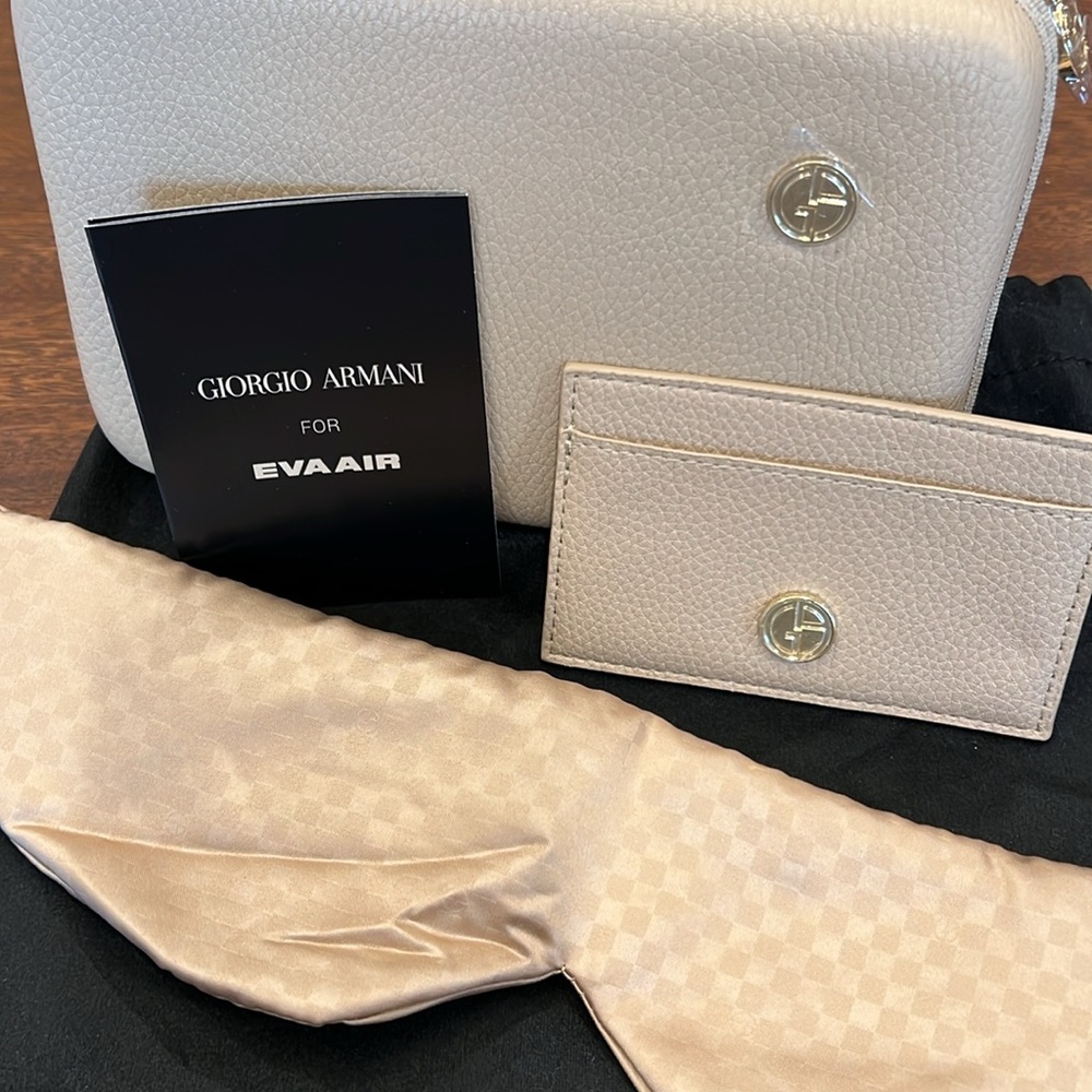 Giorgio Armani x Malin Goetz amenity kit. NEW